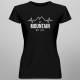 No mountain no life - damska koszulka z nadrukiem
