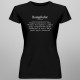 Kompilator - damska koszulka z nadrukiem