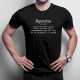 Algorytm - męska koszulka z nadrukiem