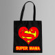Super mama - torba z nadrukiem