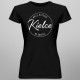 Kielce - Moje miejsce na świecie - damska koszulka z nadrukiem