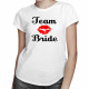 Team Bride - damska koszulka z nadrukiem