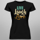 Live Laugh Love - damska koszulka z nadrukiem