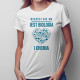 Biologia i chemia - damska koszulka z nadrukiem