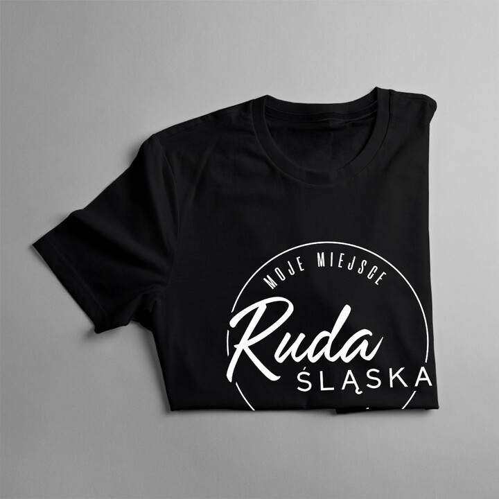 Ruda Śląska - Moje miejsce na świecie - damska koszulka z nadrukiem