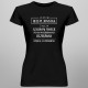 Recepcjonistka w szalonym świecie - damska koszulka z nadrukiem