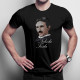 Nikola Tesla - męska koszulka z nadrukiem