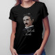 Nikola Tesla - damska koszulka z nadrukiem