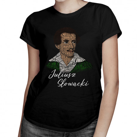 Juliusz Słowacki - damska koszulka z nadrukiem