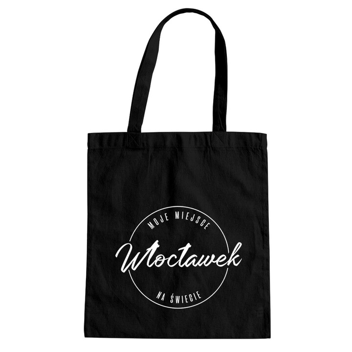 Włocławek - moje miejsce na świecie - torba z nadrukiem