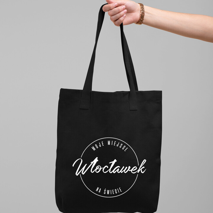 Włocławek - moje miejsce na świecie - torba z nadrukiem