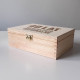 40 lat - wszystkie części oryginalne - drewniane pudełko z grawerem