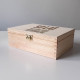 50 lat - wszystkie części oryginalne - drewniane pudełko z grawerem