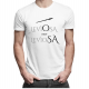 LeviOsa nie LevioSA - męska koszulka z nadrukiem