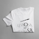 LeviOsa nie LevioSA - męska koszulka z nadrukiem