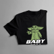 Baby Yoda - męska koszulka z nadrukiem