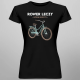 Rower leczy różne rzeczy - damska koszulka z nadrukiem