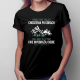 Wyobraź sobie życie bez chodzenia po górach - damska koszulka z nadrukiem