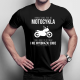 Wyobraź sobie życie bez motocykla - męska koszulka z nadrukiem