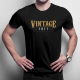 Vintage 1971 - męska koszulka z nadrukiem