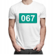 067 - męska koszulka z nadrukiem