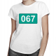 067 - damska koszulka z nadrukiem