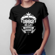 1992 Narodziny legendy 30 lat - damska koszulka z nadrukiem