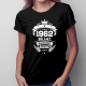 1962 Narodziny legendy 60 lat - damska koszulka z nadrukiem