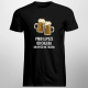 Piwo lepsze od chleba, bo gryźć nie trzeba - męska koszulka z nadrukiem
