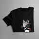 The Catfather - damska koszulka z nadrukiem