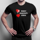 Winny kradzieży serca - męska koszulka z nadrukiem