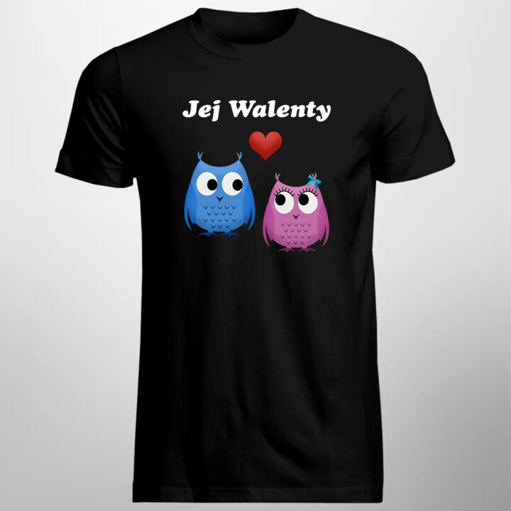 Jej Walenty - męska koszulka z nadrukiem