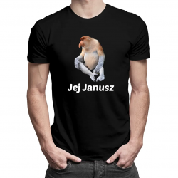 Jej Janusz - męska koszulka z nadrukiem