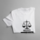 Najlepszy adwokat na świecie  - męska koszulka z nadrukiem
