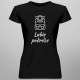 Lubię podróże - damska koszulka z nadrukiem