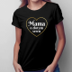 Mama o złotym sercu - damska koszulka z nadrukiem