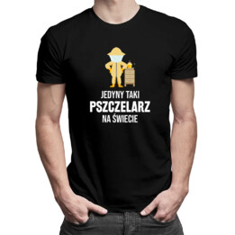 Jedyny taki pszczelarz na świecie - męska koszulka z nadrukiem
