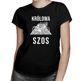 Królowa szos - damska koszulka z nadrukiem
