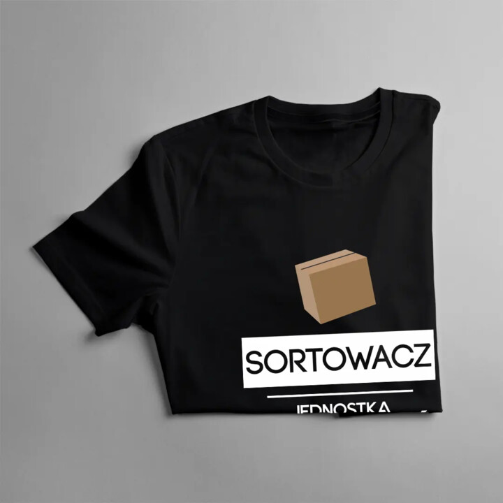 Sortowacz - jednostka do zadań specjalnych - męska koszulka z nadrukiem