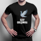 Szef gołębnika - męska koszulka z nadrukiem