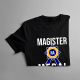 Magister na medal - męska koszulka z nadrukiem
