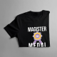 Magister na medal - damska koszulka z nadrukiem