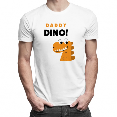 Daddy Dino - męska koszulka z nadrukiem