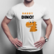 Daddy Dino - męska koszulka z nadrukiem