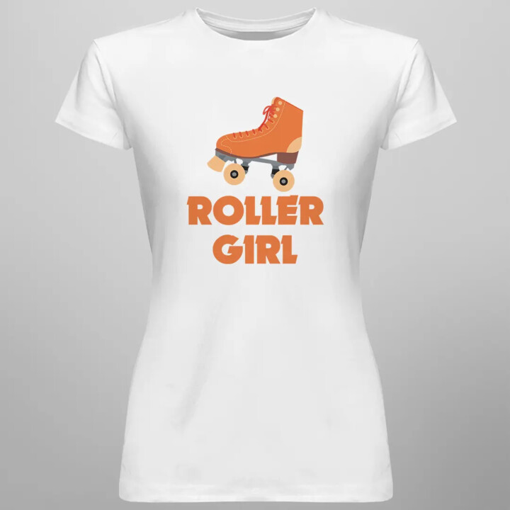 Roller girl - damska koszulka z nadrukiem