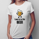 Love is in the beer - damska koszulka z nadrukiem