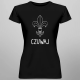 Czuwaj - damska koszulka z nadrukiem