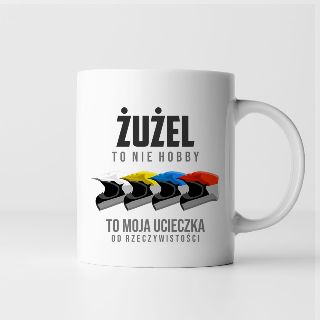 Żużel to nie hobby - kubek z nadrukiem