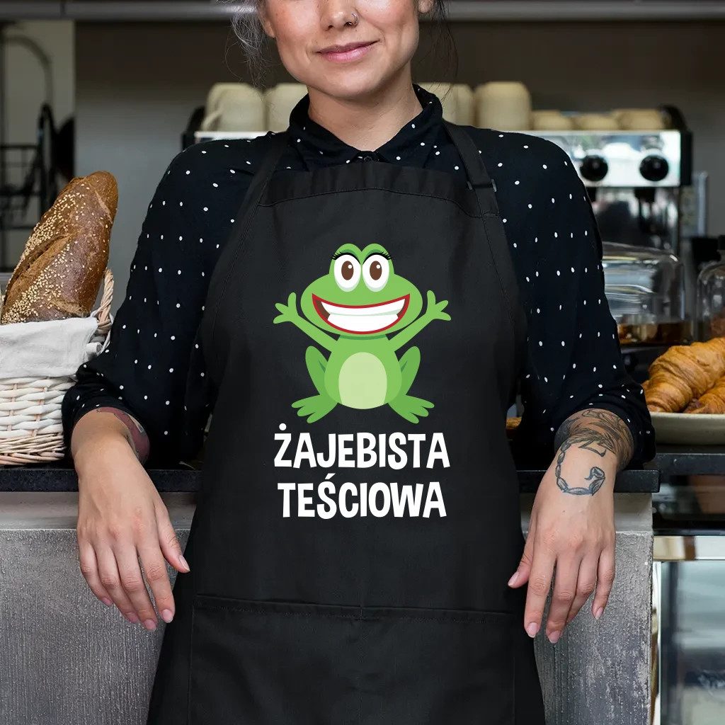 Żajebista teściowa - fartuch na prezent
