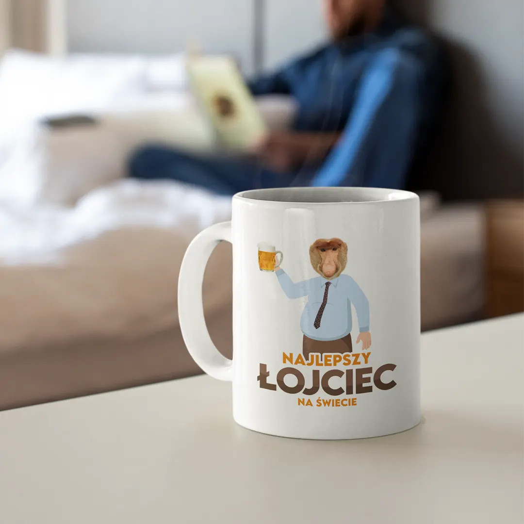 Najlepszy łojciec na świecie - kubek z nadrukiem